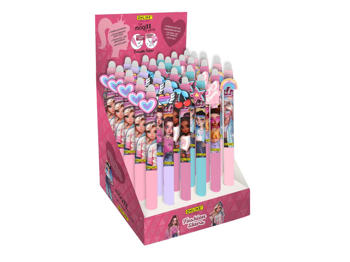 ONLINE Gelschr. magiXX Fashion Stars 35497/30 Display, assortiert 30 Stück (4014421354976)