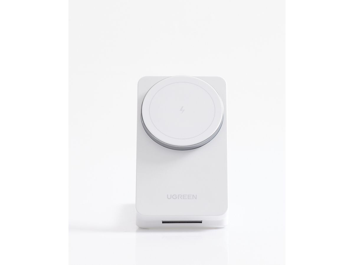 UGREEN Wireless Charger 2in1 ,20W 45055 iPhone,AirPods, White (6941876240555)