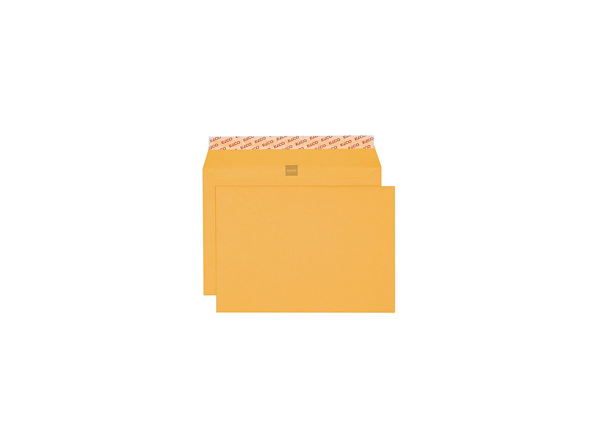 ELCO Enveloppe Optifix s/fenêtre B5 32973 120g, jaune 500 pcs. (7611722011514)