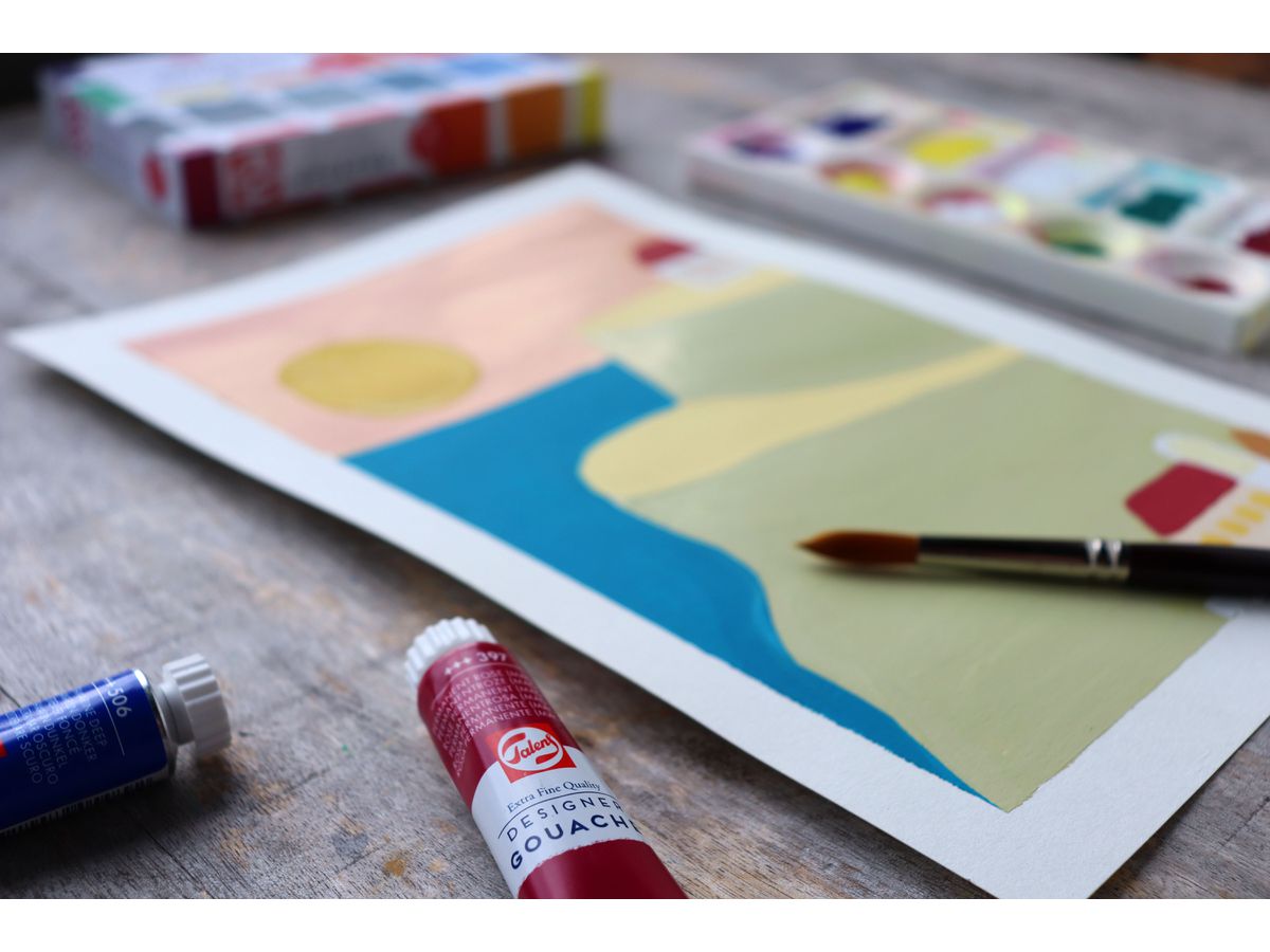 TALENS Gouache Designer 08820410 10 Farben à 20ml (8712079527891)