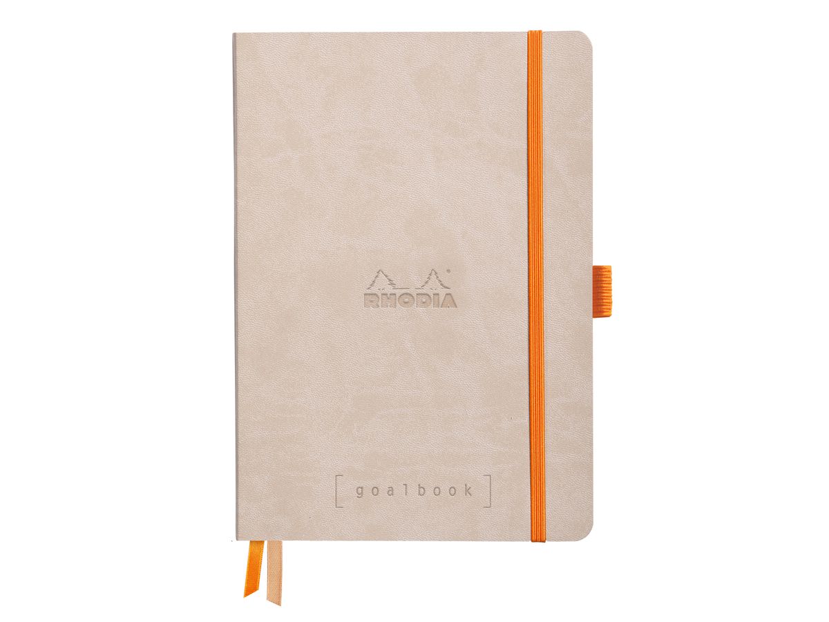 RHODIA Goalbook Notizbuch A5 117574C Softcover beige 240 S. (3037921175743)