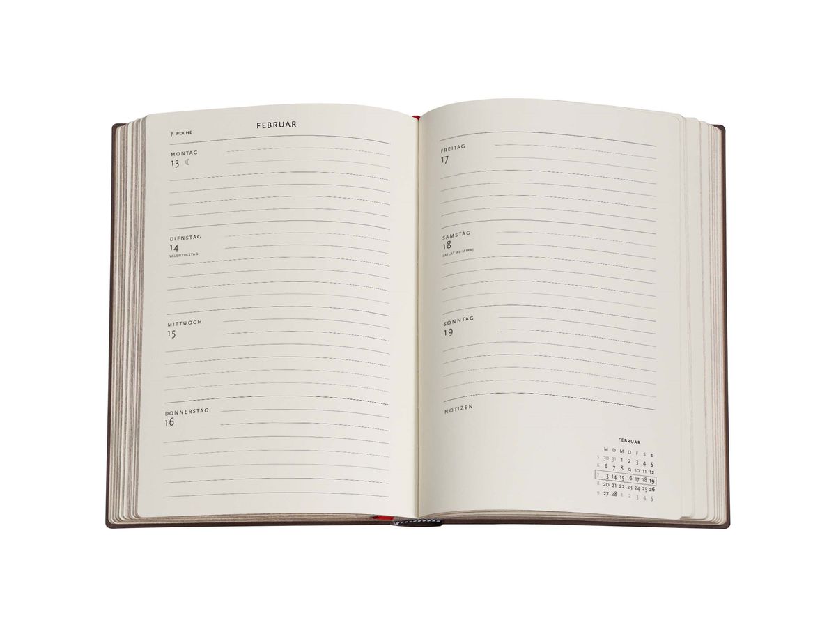 PAPERBLANKS Agenda Obstgarten Midi 25/26 DD0537-8 1W/2S 18M DE HOR HC 13x18cm (9780349705378)