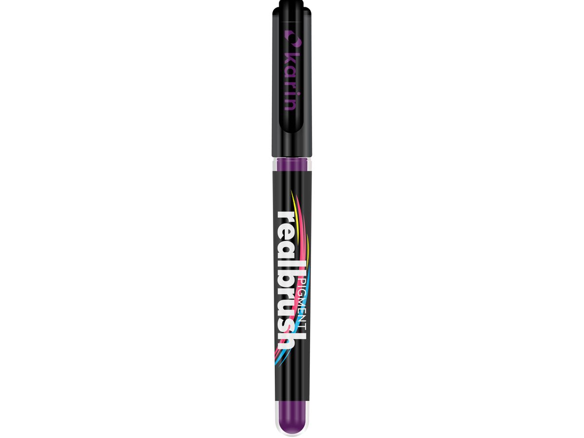 KARIN Real Brush Pen 0.4mm 33Z259 Pigment, lilas (5904446032043)