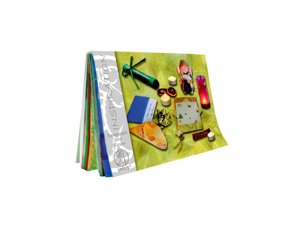 URSUS Transparentpapier A6 51186499 115g, Motive ass. 60 Blatt (4008525688624)