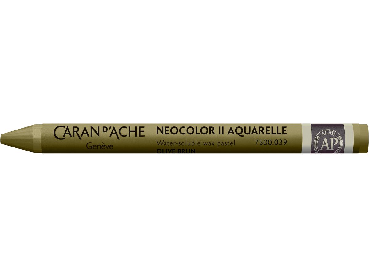 CARAN D'ACHE Pastelli a cera Neocolor II 7500.039 marrone oliva (7610186271731)