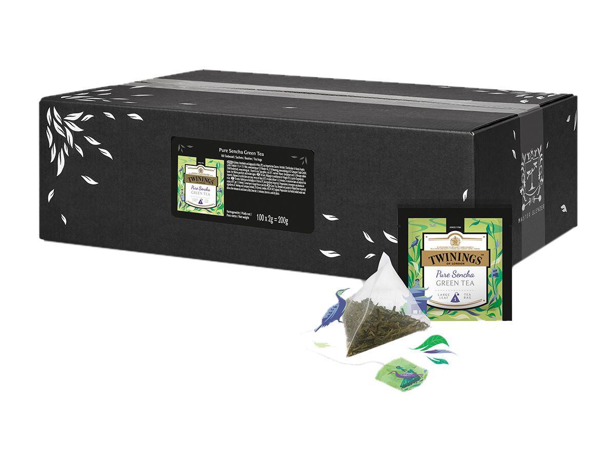 TWININGS Pure Sencha Green Tea 100015077 Piramide 2g, 100 pz. (0070177522599)