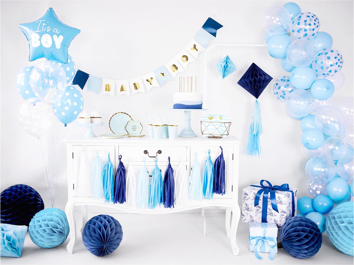 PARTYDECO Folienballon 45cm FB22P-001J It's a boy blau (5902230793026)