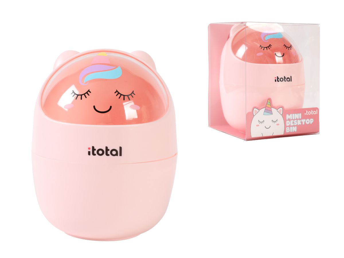 I-TOTAL Mini-Mülleimer 16x12cm XL2703 Unicorn (8059037074784)