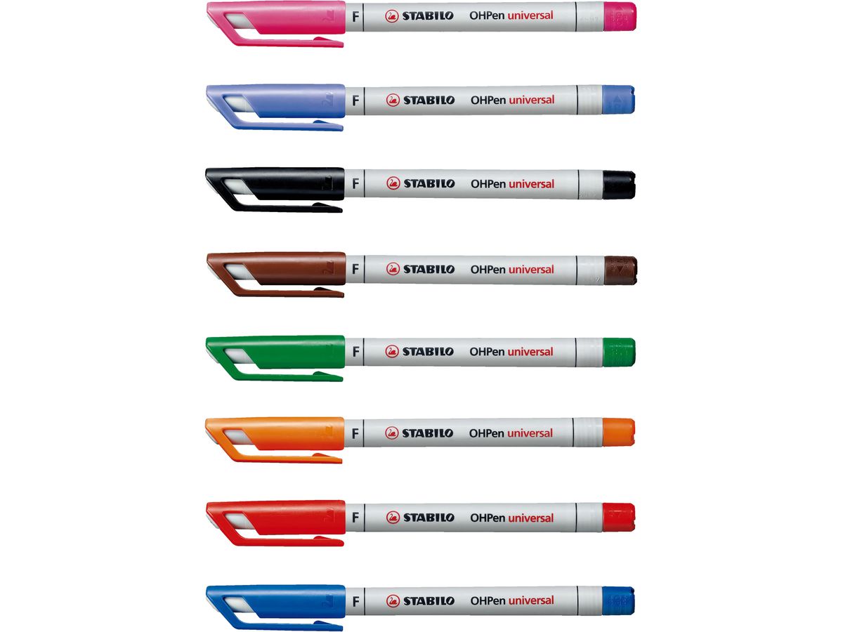 STABILO OHP Pen non-perm. F 852/46 schwarz (4006381114516)