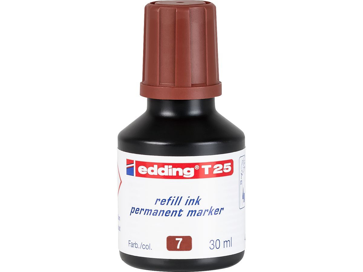 EDDING Tinte 30ml T-25-7 braun (4004764023929)
