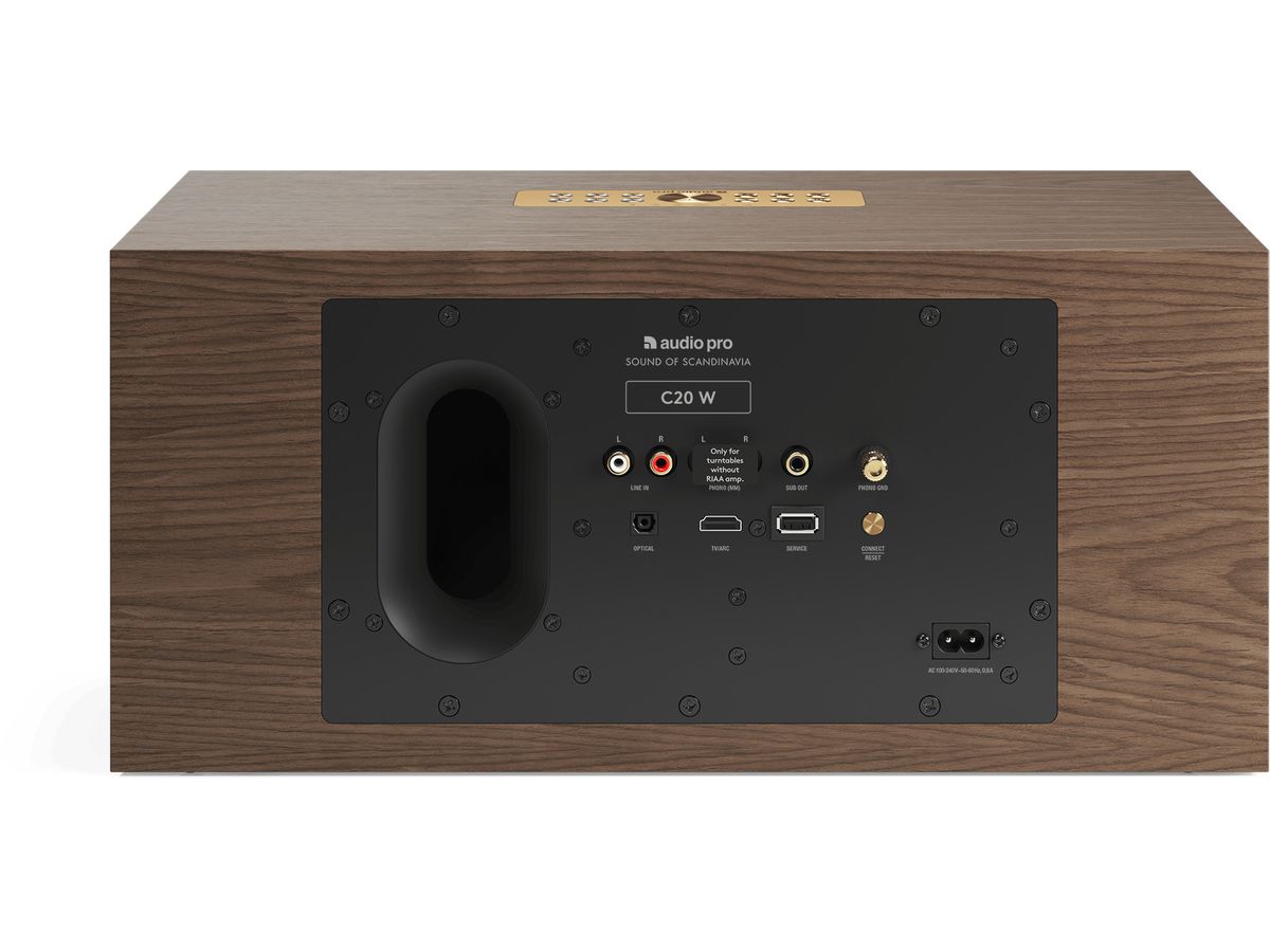 AUDIO PRO C20 W 15397 Multiroom-Speaker, Walnut (7330117153973)