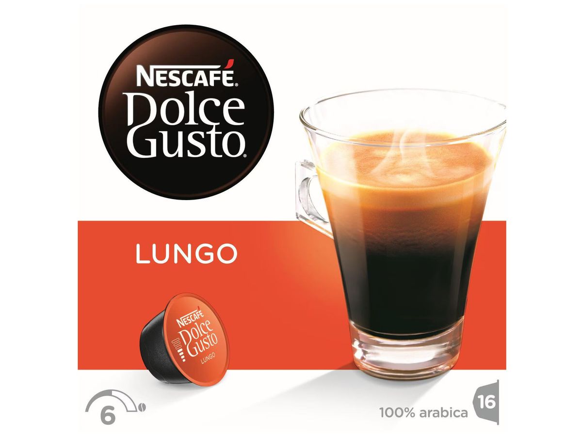 NESCAFE Kaffeekapseln Dolce Gusto 12423833 Lungo 30 Stück (8445290857507)