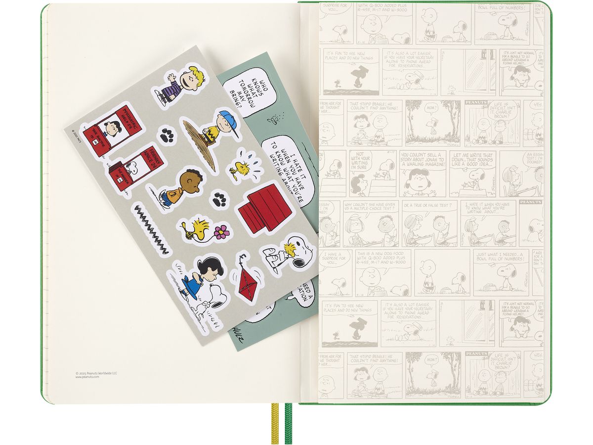 MOLESKINE Agenda Peanuts Large 2026 DHPE12DC3Y26 1J/1P vert HC 13x21cm (8056999277154)