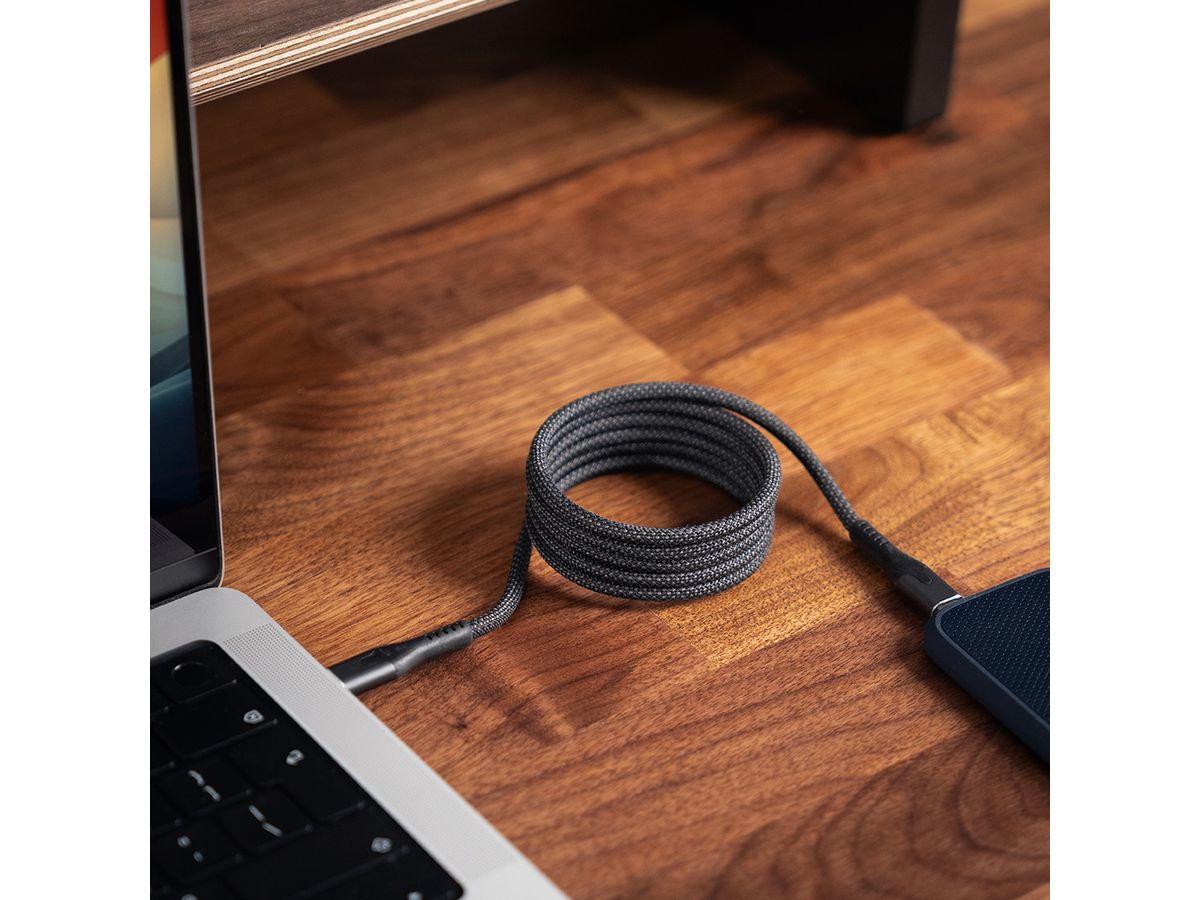 STATIK MagStack Pro,Magnetic Cable PUP-0550-1FT-CC USB-C to C, 0.5m 100W Black (0810024058693)