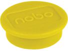 NOBO Aimant ronde 24mm 1915295 jaune 10 pcs. (5028252611176)