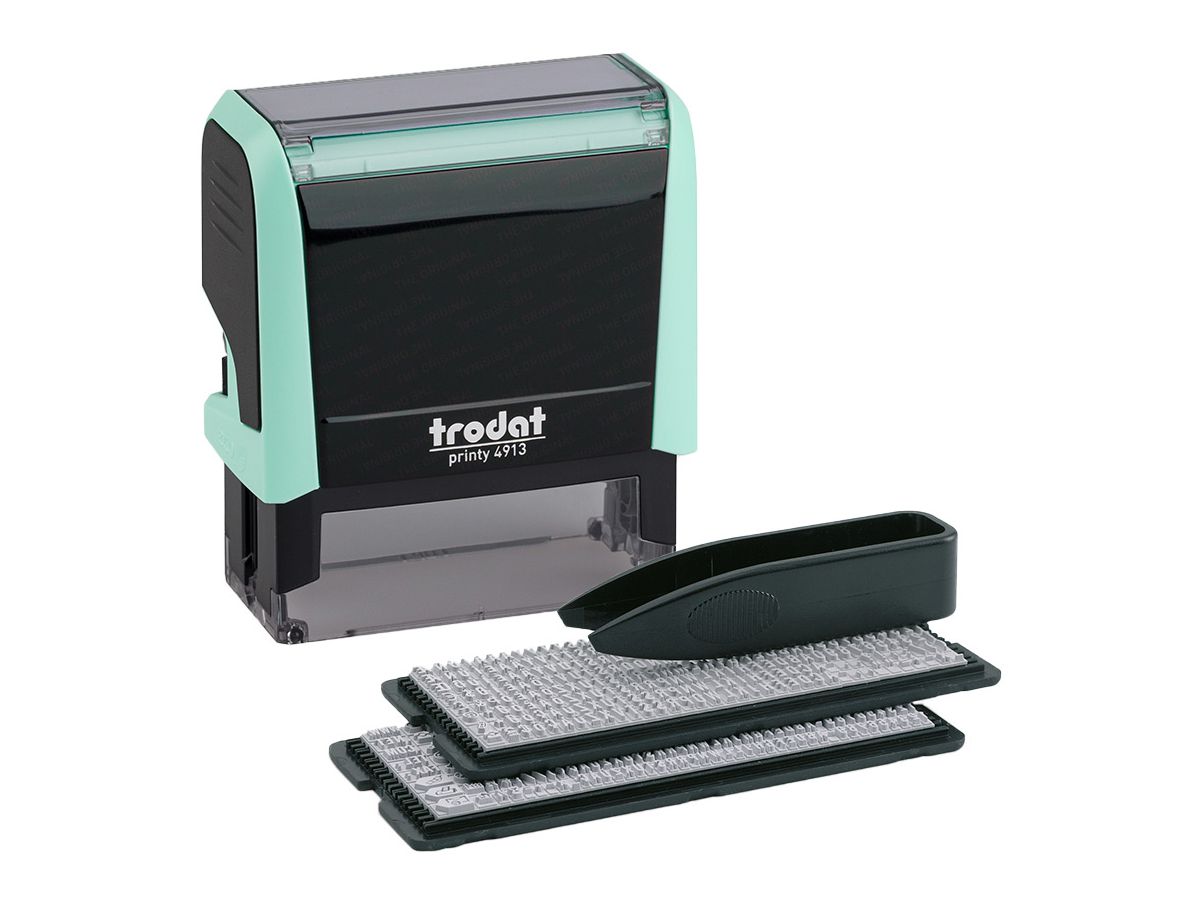 TRODAT Printy 4913 Typo 5 lignes text 180862 vert pastel (9010035808626)
