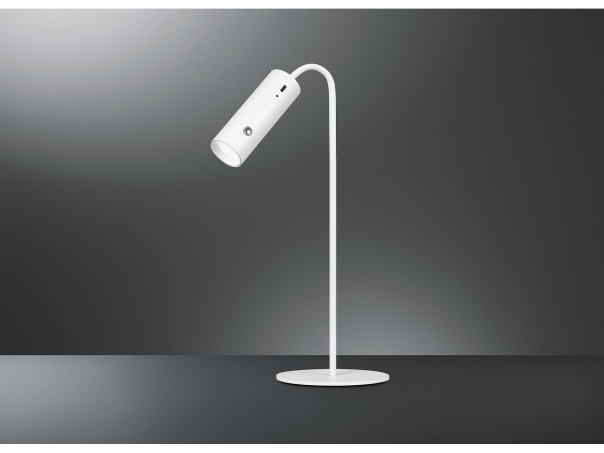 HANSA Tischleuchte Flare Spot 41-5011.204 weiss (7612176093224)