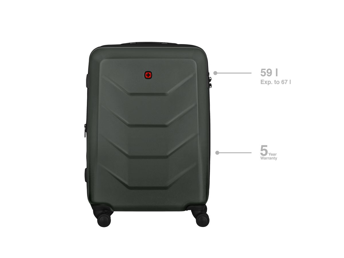 WENGER Prymo Medium 59l 653636 Hardside Case anthracite (7611160299918)