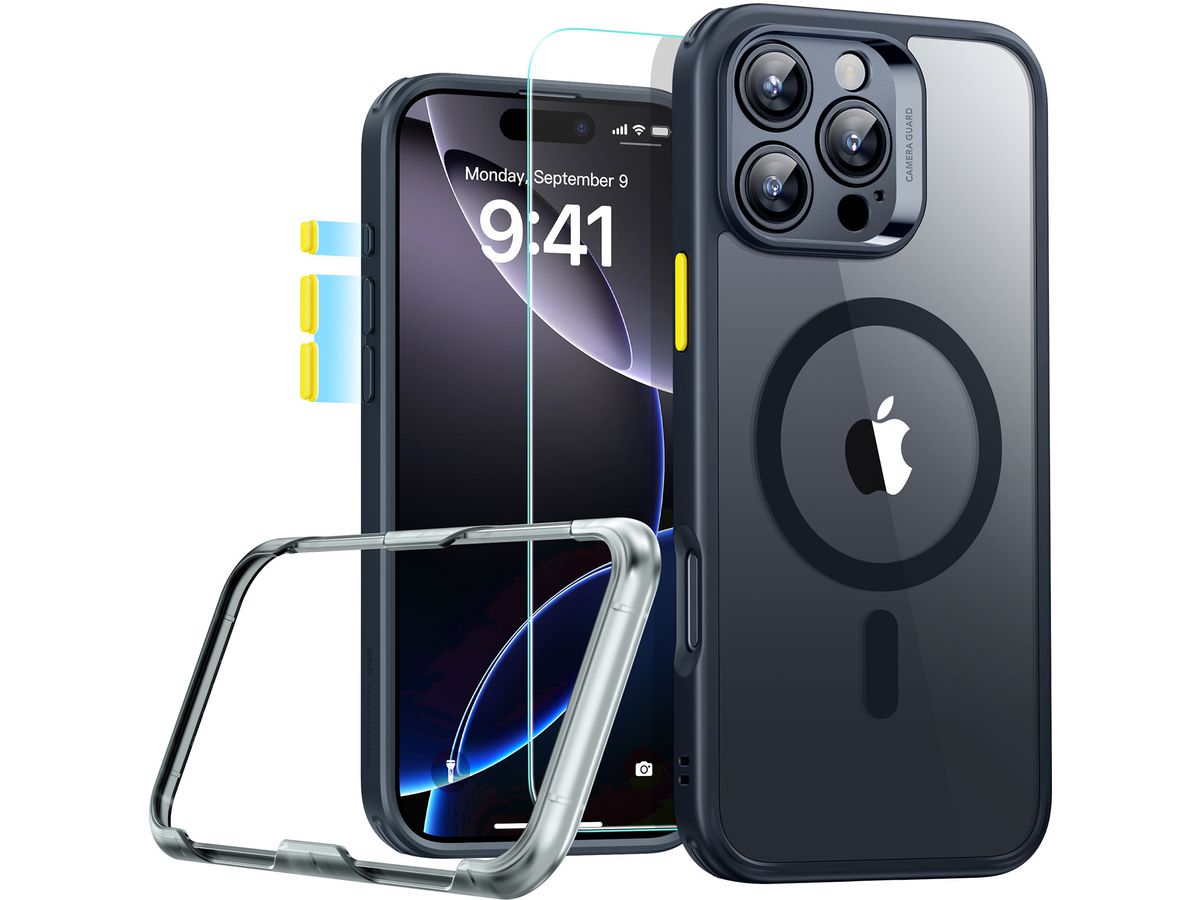 ESR Classic Hybrid Case MagSafe 1A79603 +Glass iPhone16Pro Clear Bl. (4894240243503)