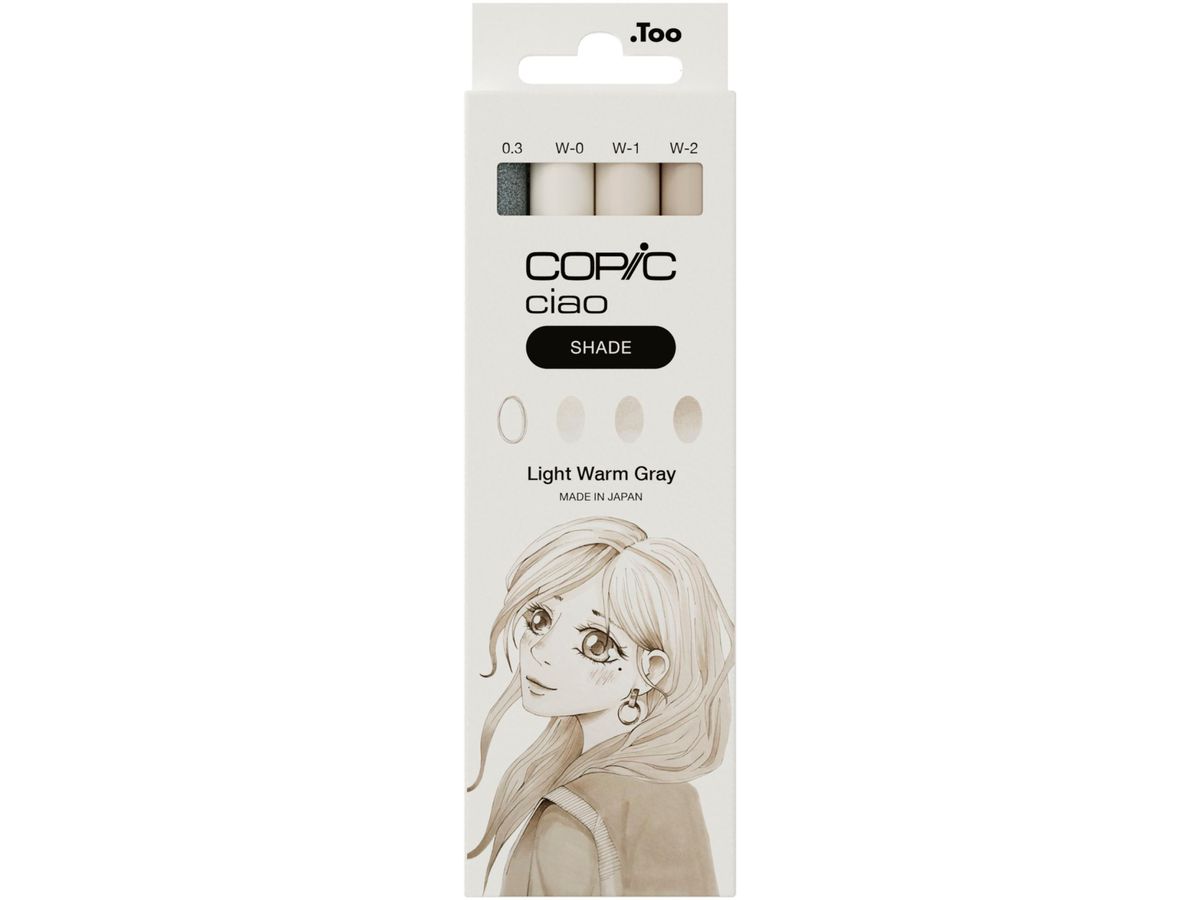 COPIC Marker Ciao Shade Set 22075421 Light Warm Gray 4 pezzi (4013695268040)