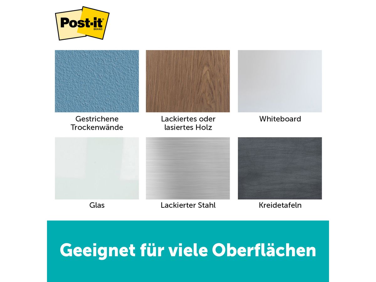 POST-IT Flex Write Surface Folie FWS6X4 weiss 120x180cm (0638060276600)