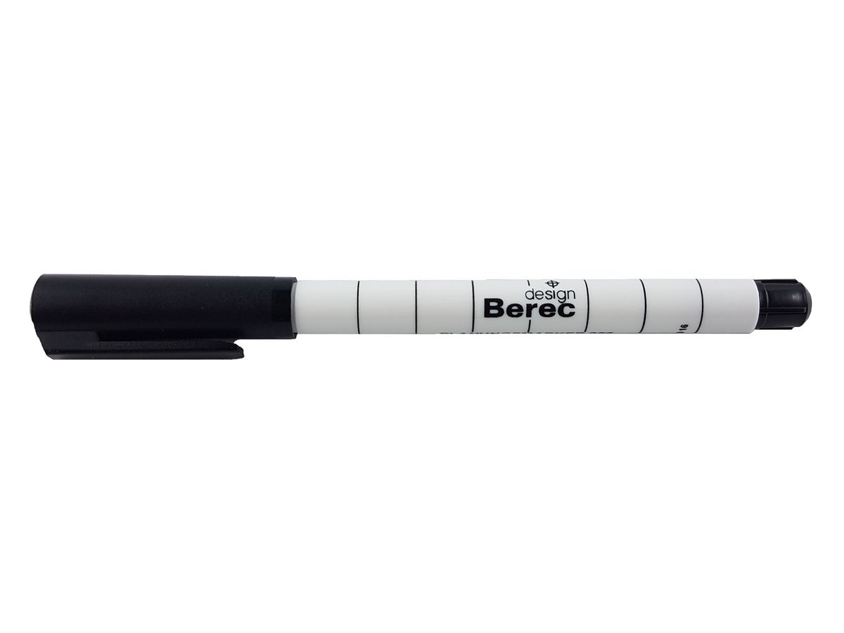 BEREC Whiteboard Marker schmal 1mm 956.10.01 schwarz (7640106625382)