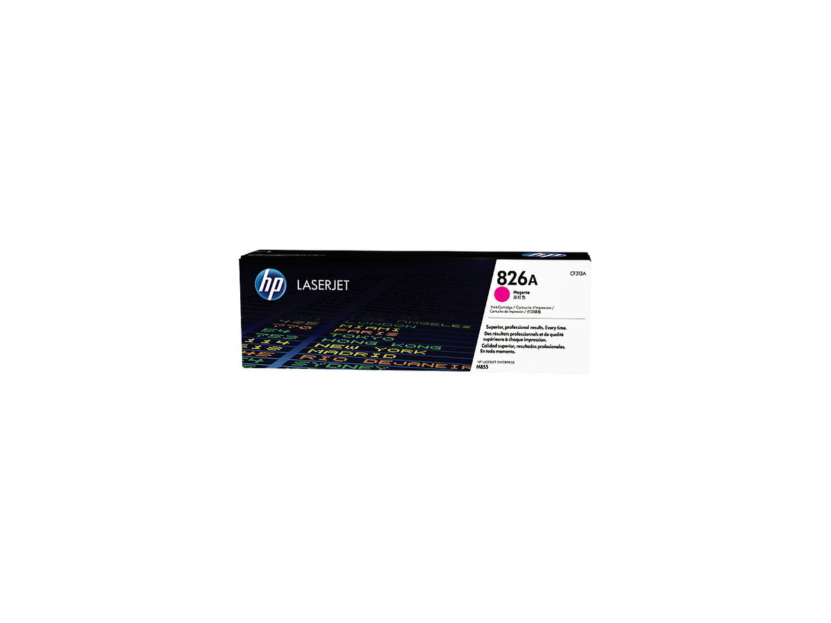 HP Toner 826A magenta CF313A CLJ Enterprise M855 31'500 S. (0887111323903)