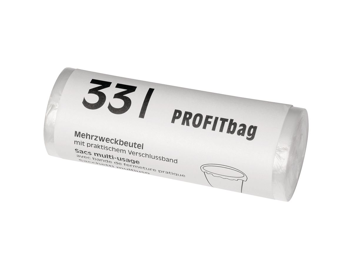 PAPYRUS Mehrzweckbeutel 33lt 2041262 7my 30 Stück (7640113795511)