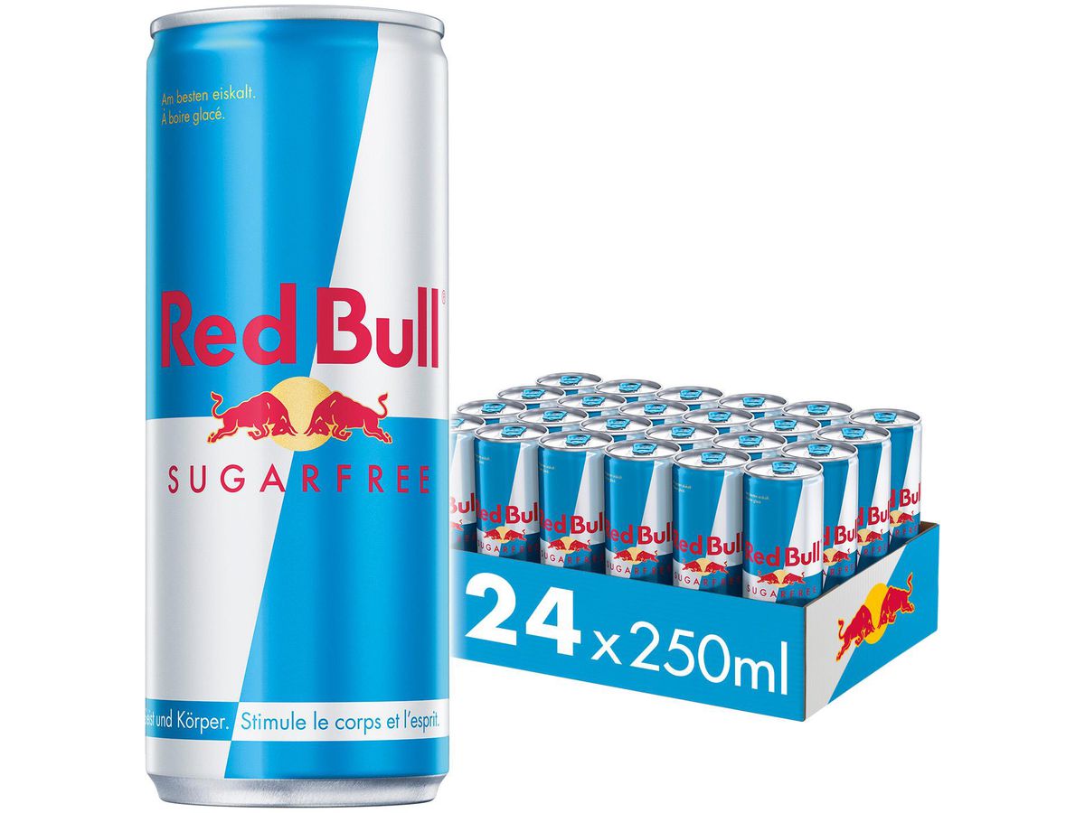 RED BULL Energy Drink sugarfree, Alu RC2772 25 cl, 24 Stk. (9002490200237)