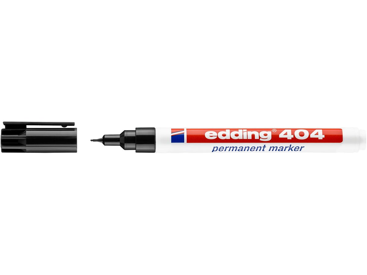 EDDING Permanent Marker 404 404-1 schwarz (4004764028313)