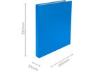 BIELLA Livre présent. Ringo-Plast 3cm 43444205U bleu 4 anneaux A4+ (7611365359943)