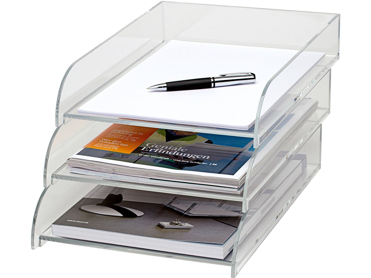 MAUL Briefablage Acryl A4 1950105 transparent (4002390066822)