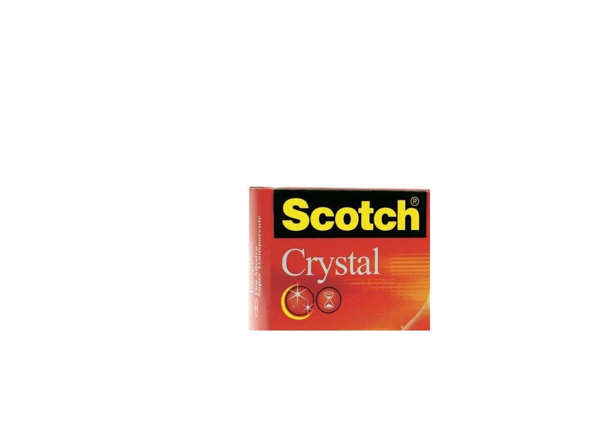 SCOTCH Crystal Tape 600 19mmx33m 6001933K kristallklar (3134375261920)