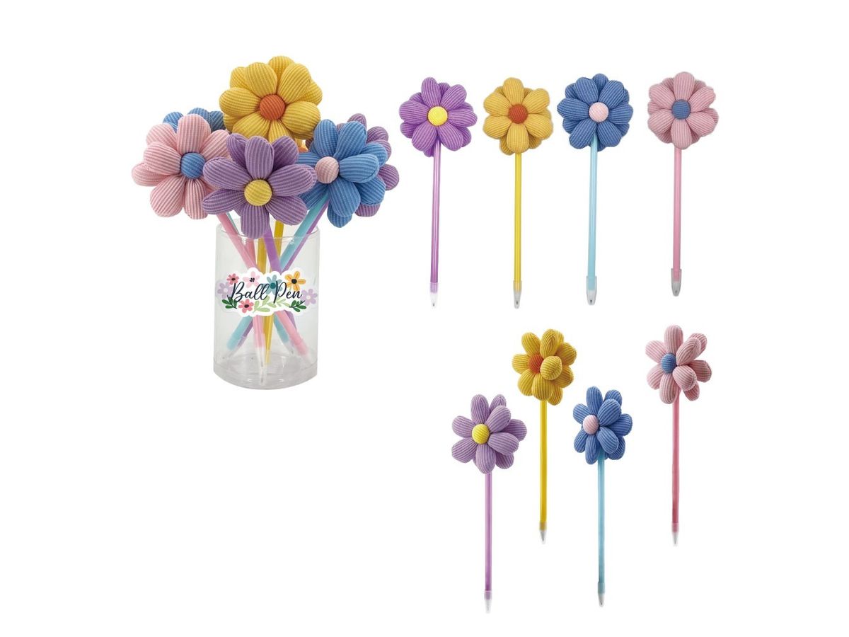 ROOST Penna sfera Fiori BP-029 assortiti (7612532060358)