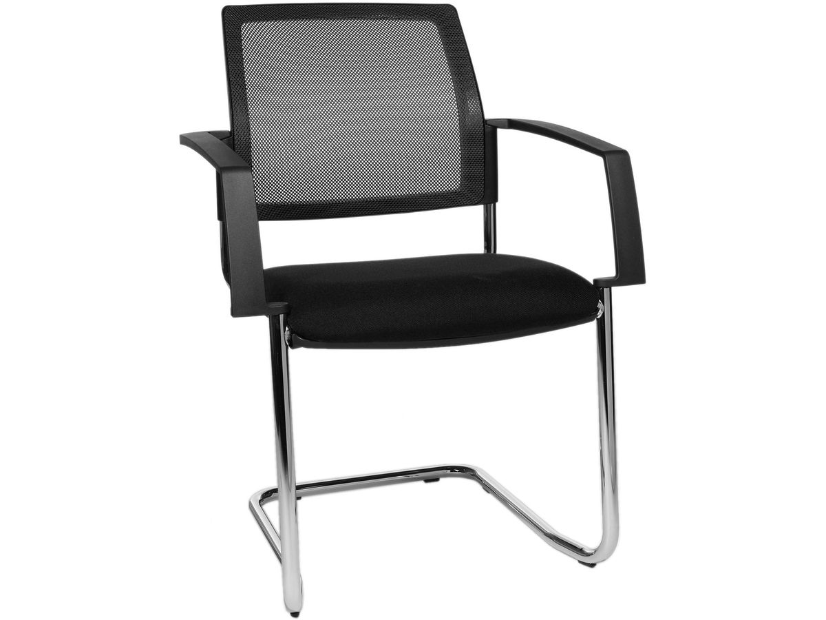 TOPSTAR Chaise de conférence BB490A T200 Visit Comfort 2, noir (4014296960586)