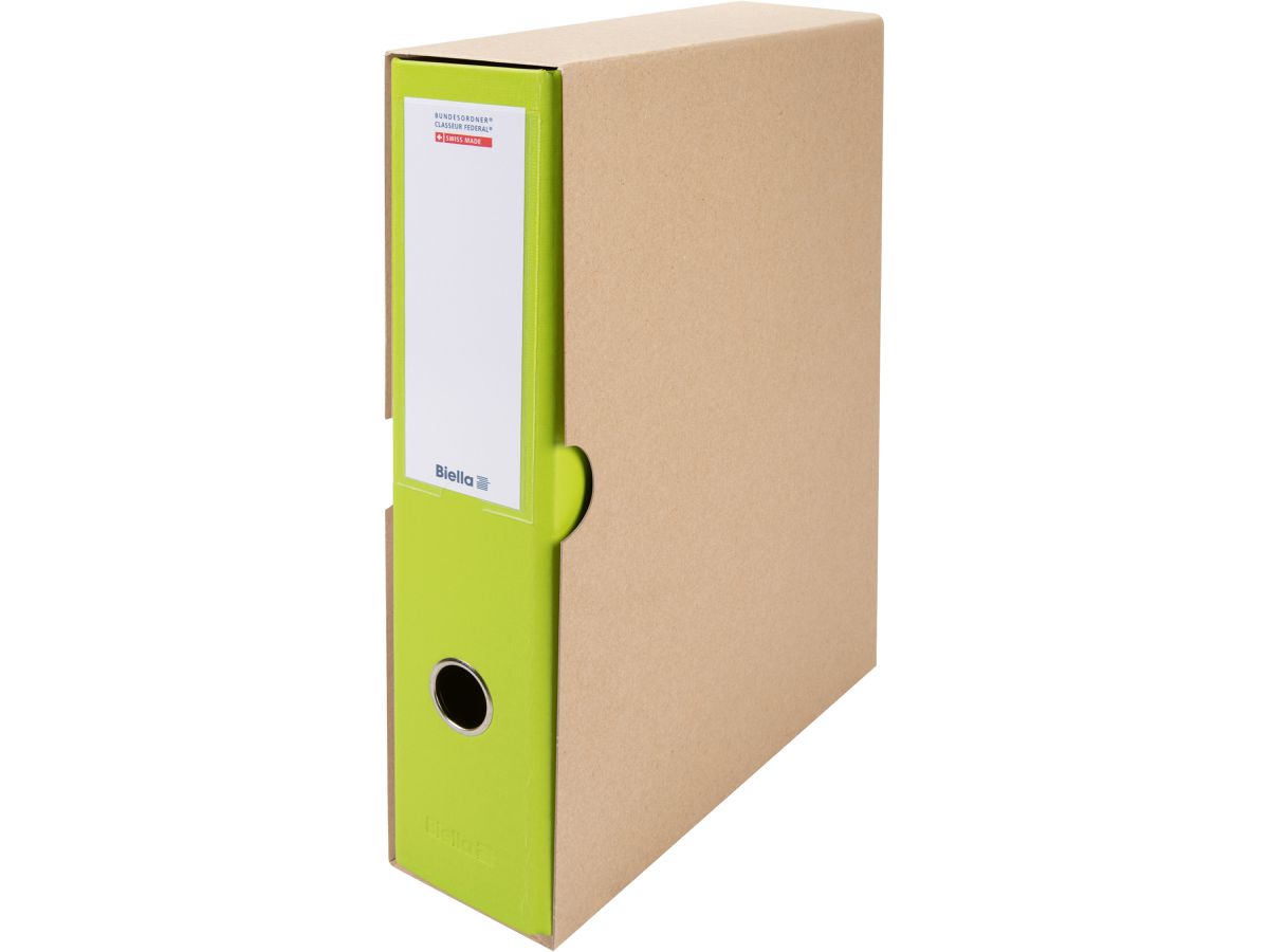 BIELLA Etichette Ordner 7cm 11440010U Standard, marrone 5 pezzi (7611365465309)