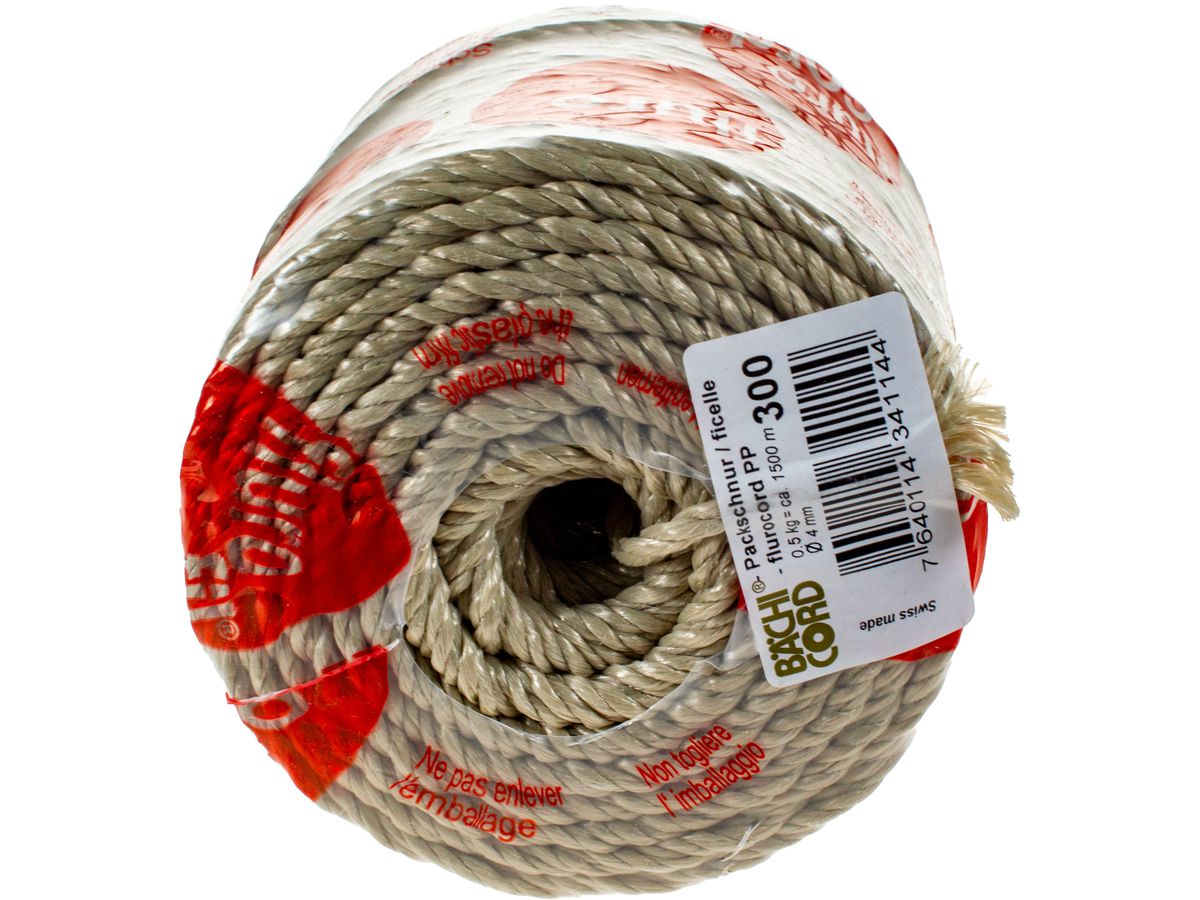 BAECHI Packschnur Flurocord 411003005 150m, 4mm 500g (7640114341144)