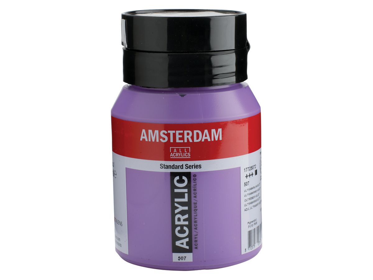 AMSTERDAM Acrylfarbe 500ml 17725072 ultramarinviolett 507 (8712079281670)