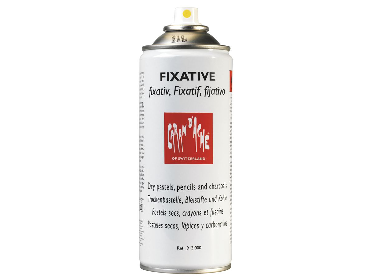 CARAN D'ACHE Farbstifte Fixativ pastel 913.000 400ml Kohle trocken (7610186000980)
