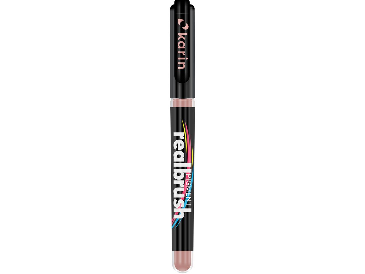 KARIN Real Brush Pen 0.4mm 33Z169 Pigment, pesca tenue 1 (5904446031848)