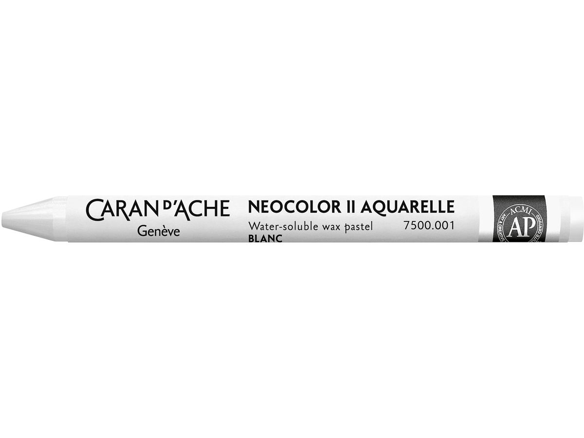 CARAN D'ACHE Wachsmalkreide Neocolor II 7500.001 weiss (7610186271540)