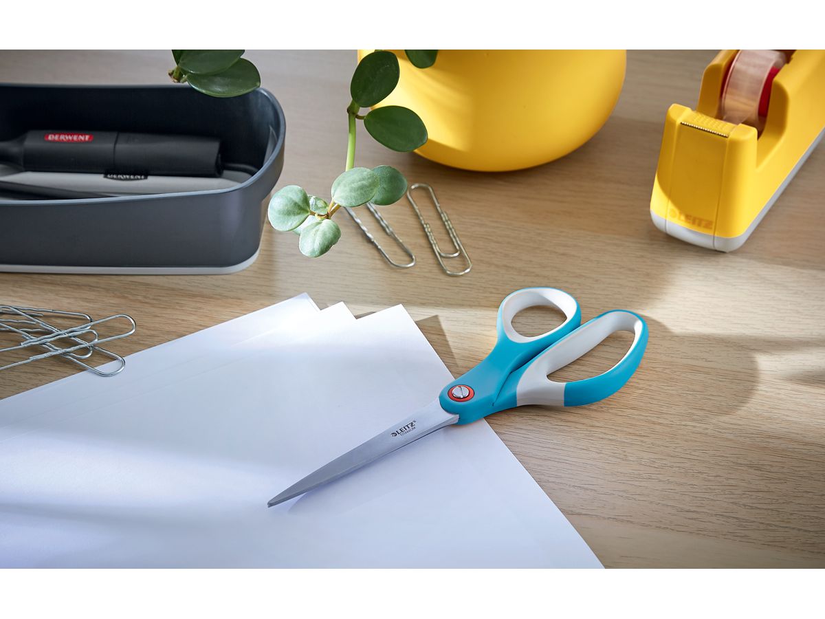 LEITZ Ciseaux Titan Cosy 5332-00-61 bleu 20.5cm (4002432128556)