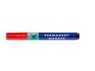 BÜROLINE Permanent Marker 1-4mm 222255 rot (7612532022745)