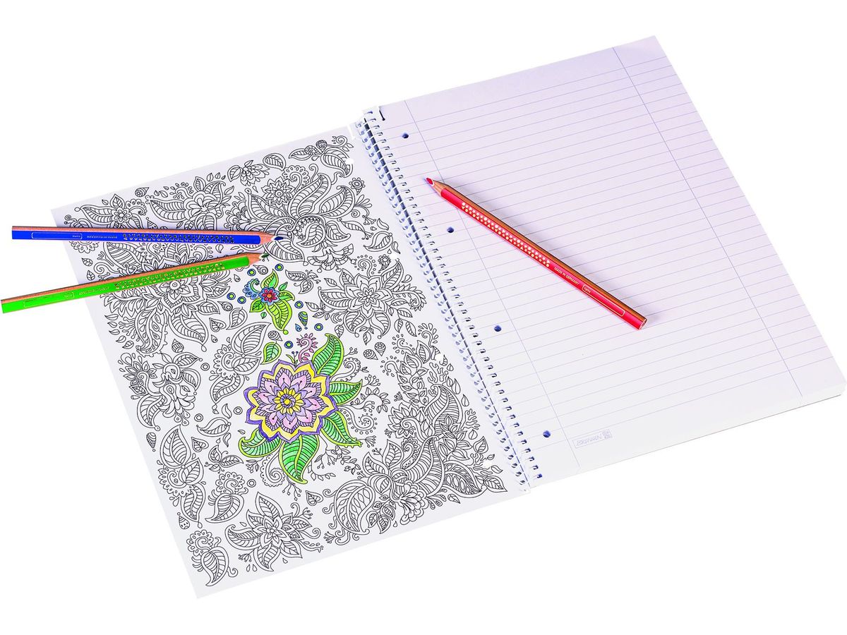 BRUNNEN Collegeblock Student A4 1067427 liniert mit Rand 80 Blatt (4003273690363)