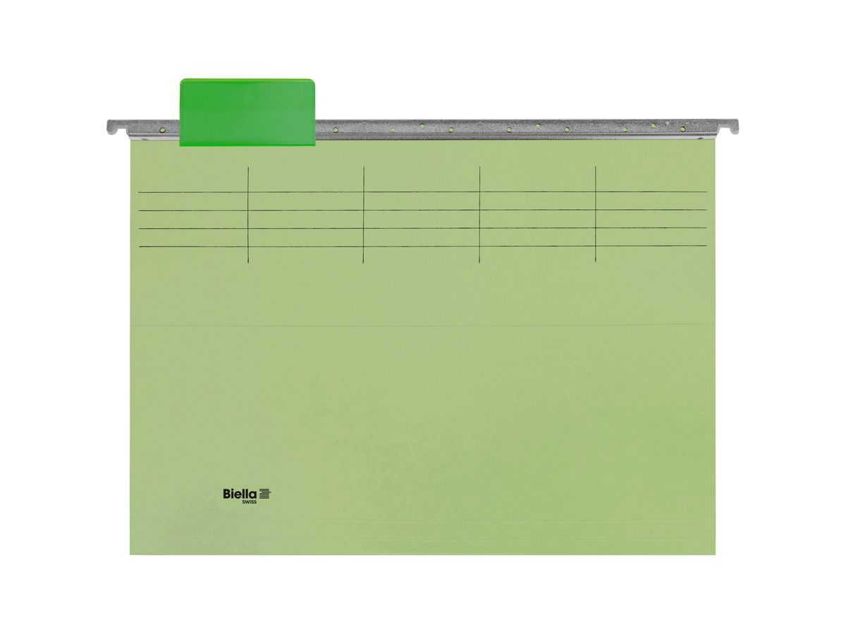 BIELLA Dossier suspendu Set A4 27125531U vert clair 32x25cm 25 pcs. (7611365250424)