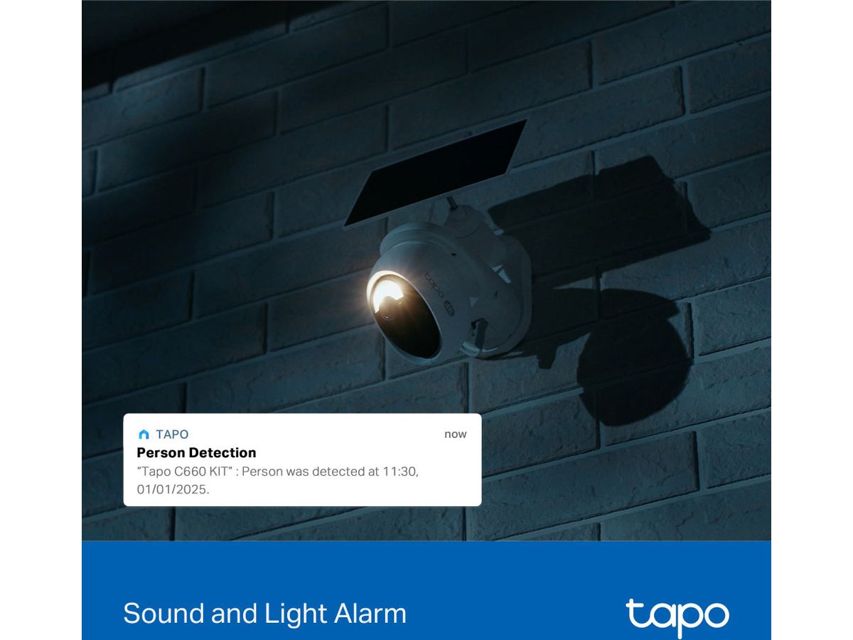 TP-LINK Solar-Security Camera Kit Tapo C660 KIT Pan/Tilt (8885020629606)