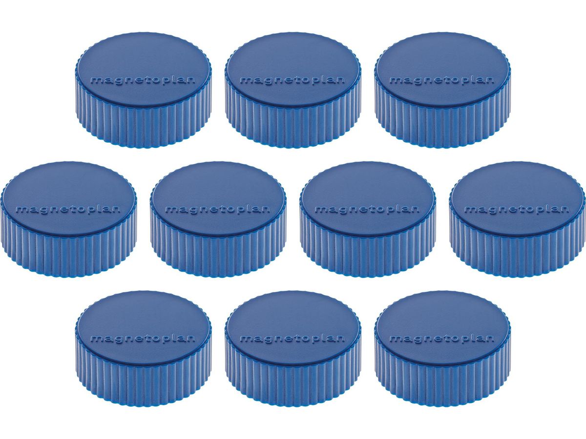 MAGNETOPLAN Support magnét.Discofix Magnum 1660014 bleu foncé, ca. 2 kg 10 pcs. (4013695025018)