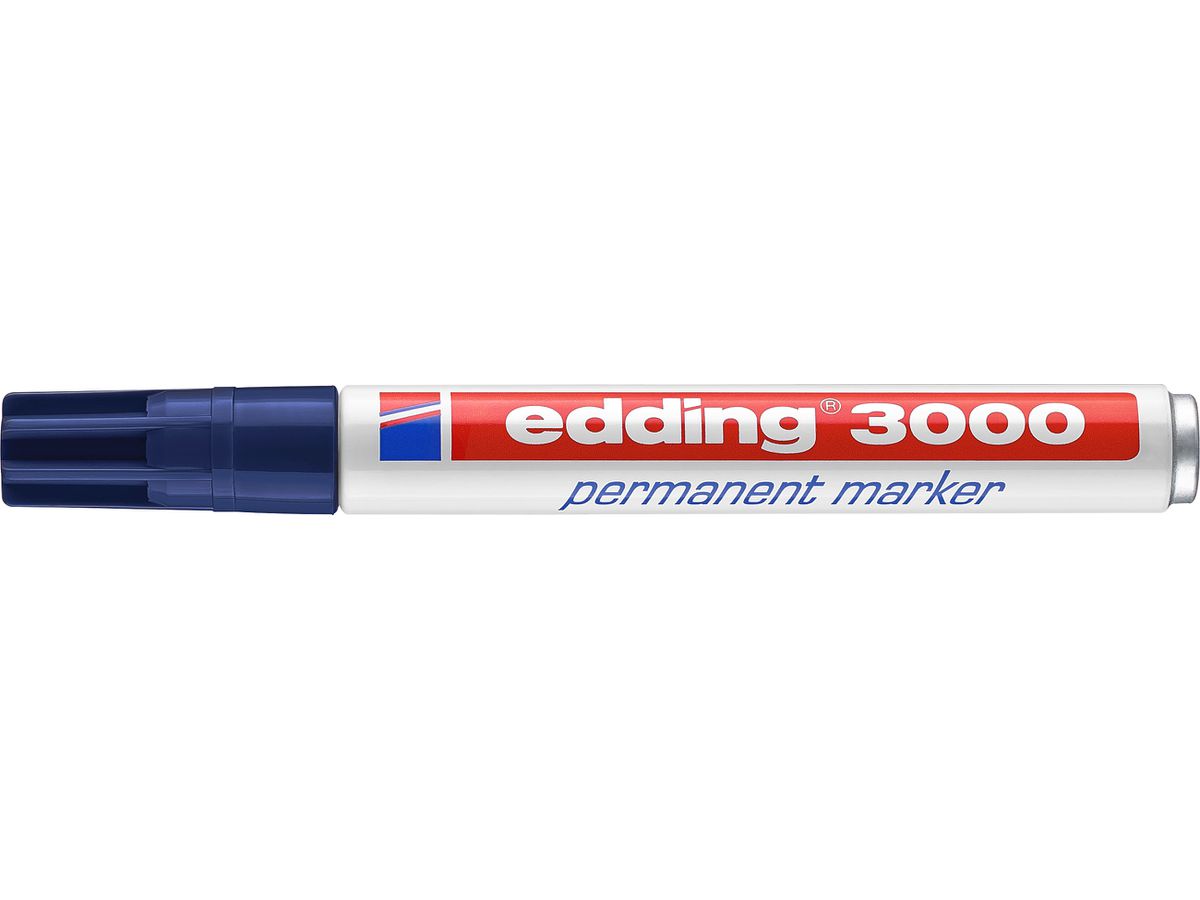 EDDING Permanent Marker 3000 1,5-3mm 3000-17 stahlblau (4004764008124)