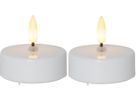 STAR TRADING LED Teelicht Flamme 5.8cm 12.063-06 weiss 2 Stück (7391482048424)
