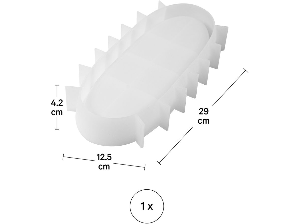 I AM CREATIVE Moule en silicone 1704.22 Coupe ovale (7611983250516)